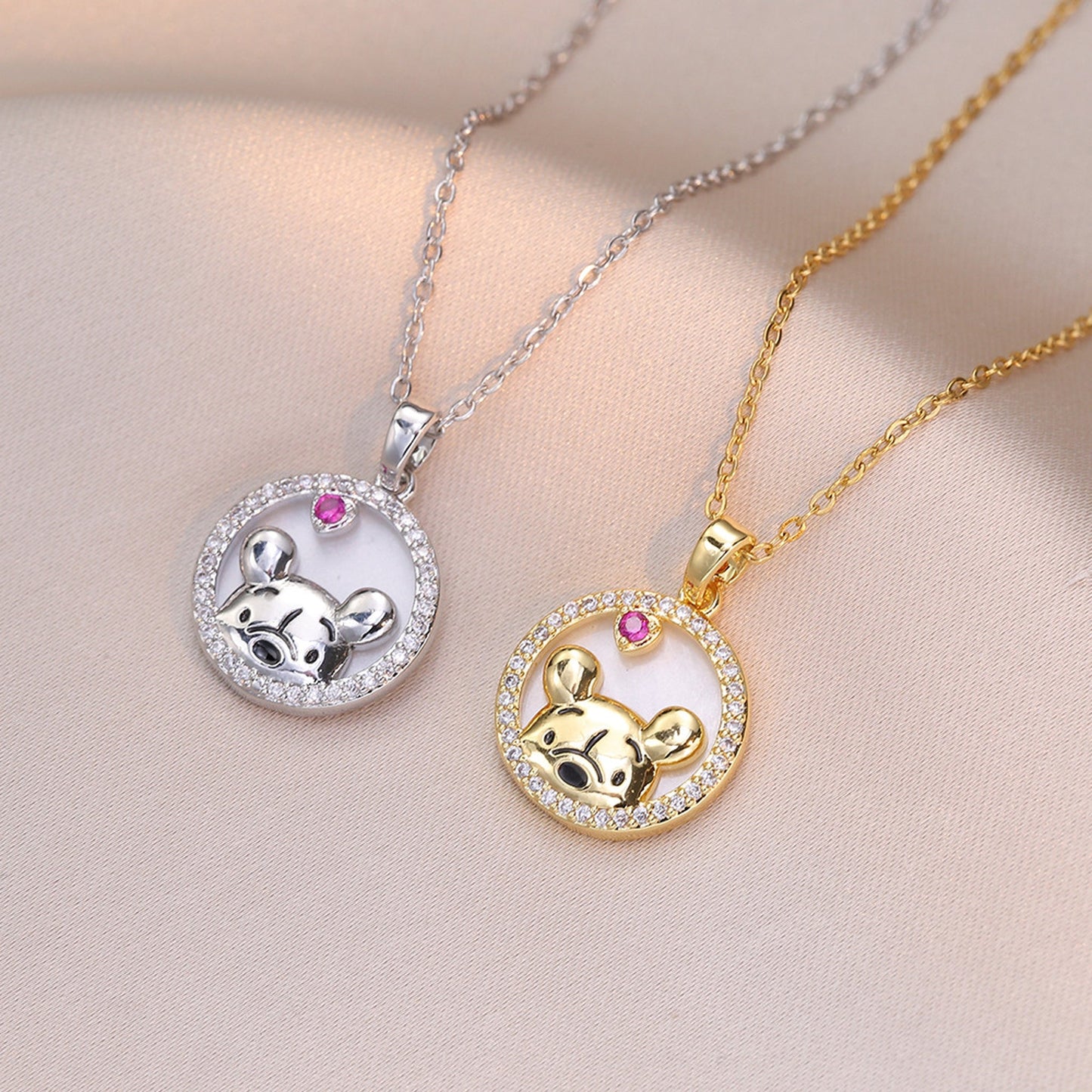 Winnie the Pooh Necklace - Sweet Charm Edition 🍯✨