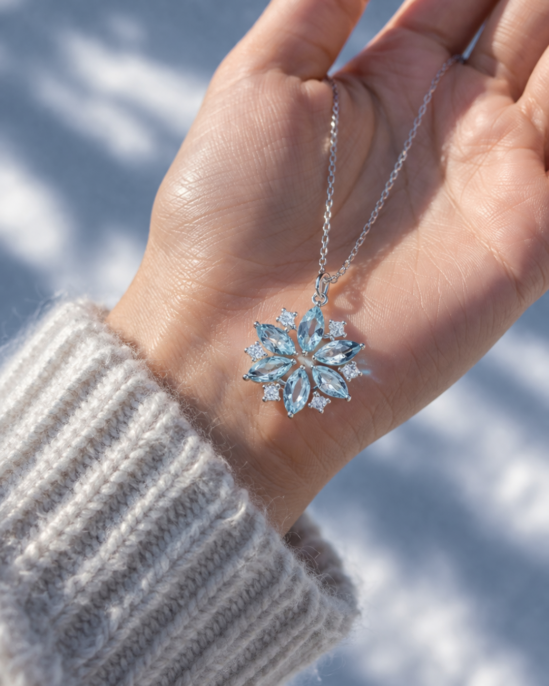 Elsa Ice Queen Necklace ❄️👑✨