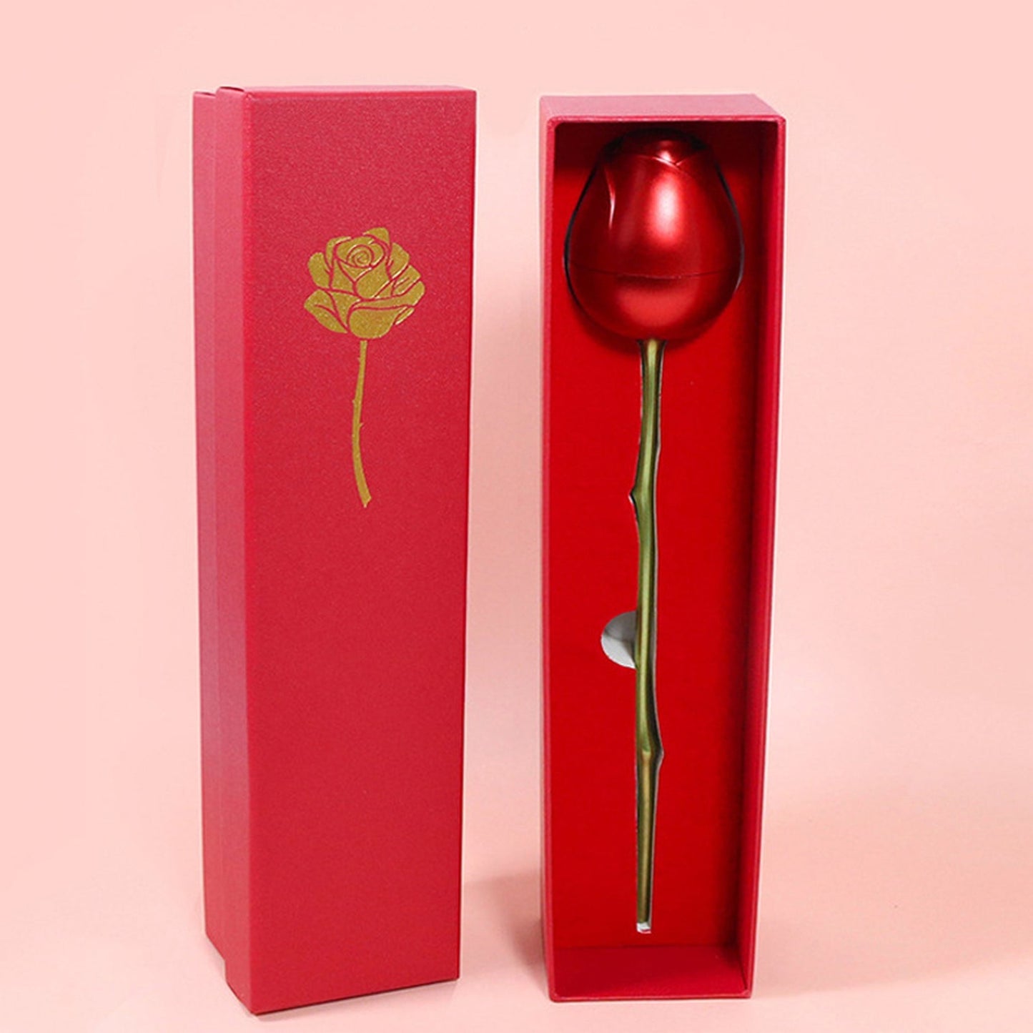 Belle Eternal Rose Heart Necklace 🌹❤️✨