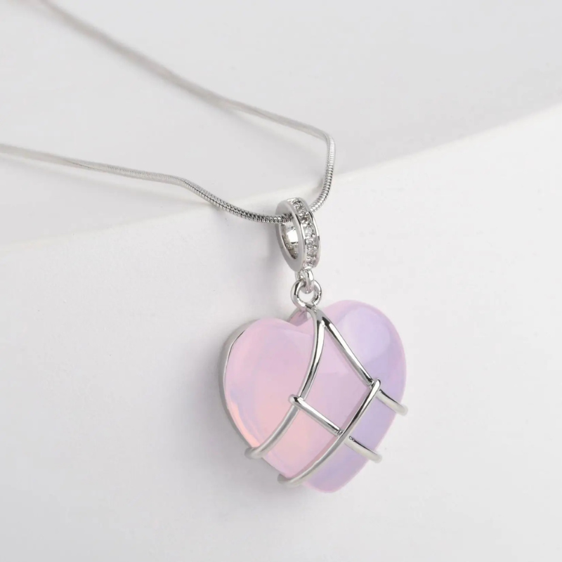 Barbie Diamond Castle Heart Necklace 💖✨