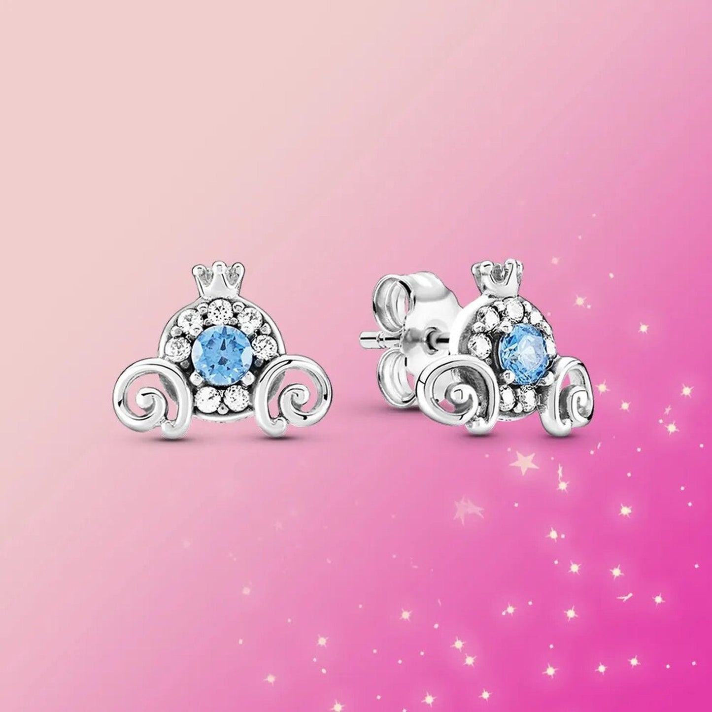 Cinderella Carriage Earrings ✨👑