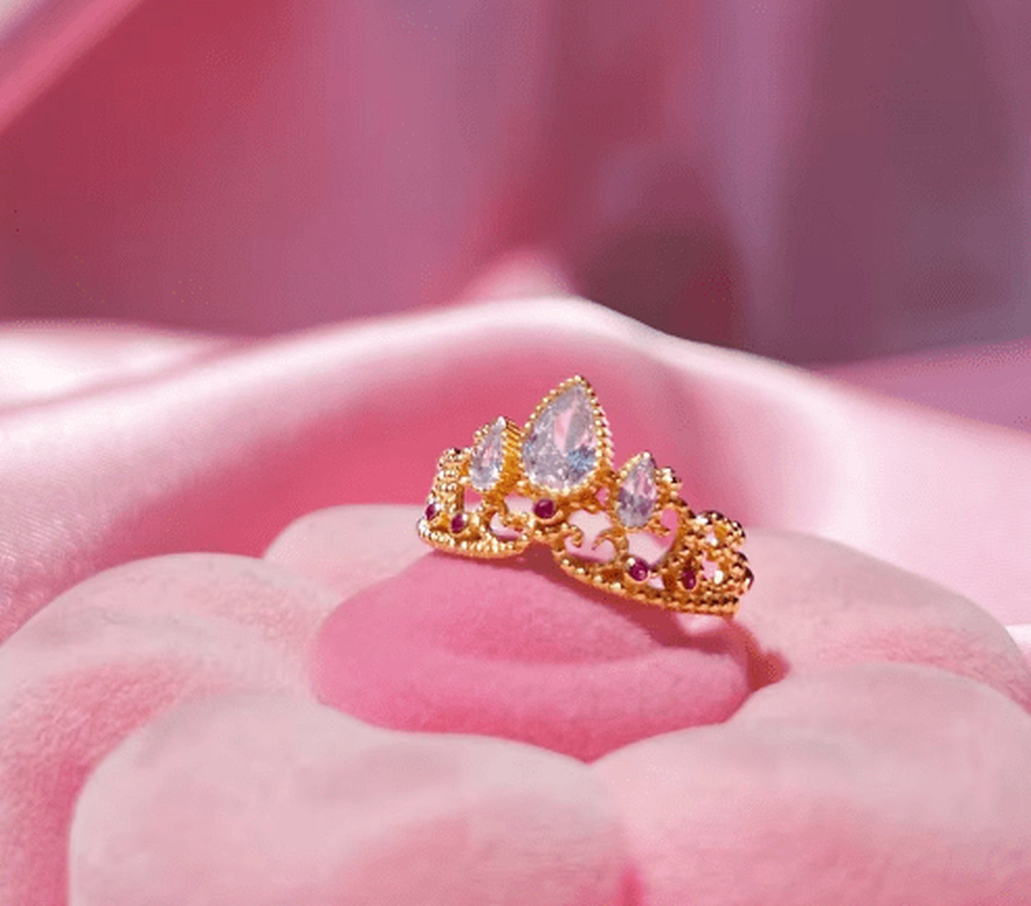 Rapunzel Crown Necklace & Ring Set 👑✨💛