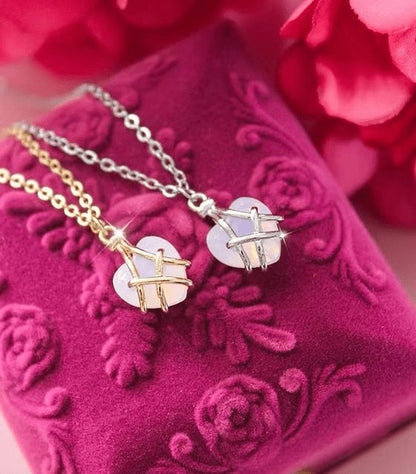 Barbie Diamond Castle Friendship Heart Necklace 💖💎✨
