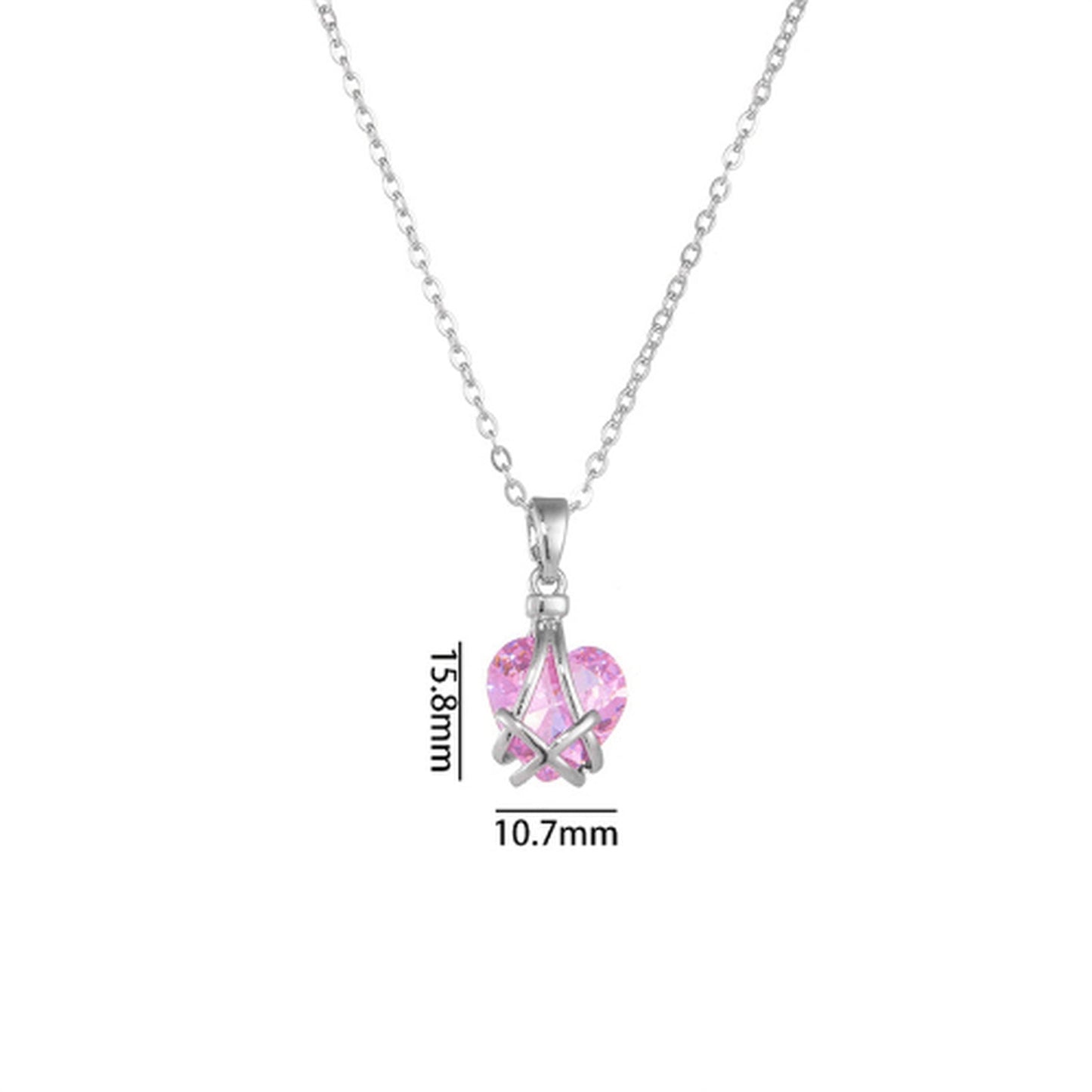 Barbie Diamond Castle Friendship Heart Necklace 💖💎✨