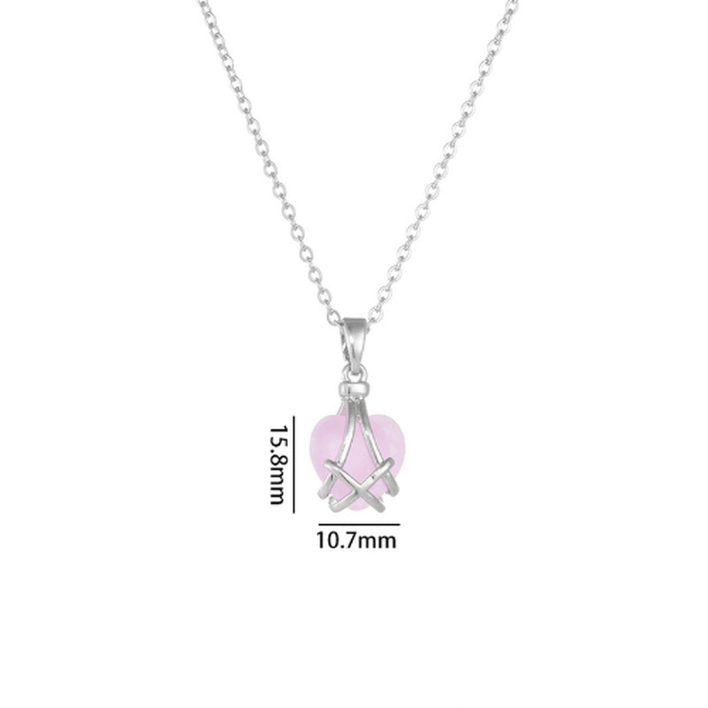 Barbie Diamond Castle Friendship Heart Necklace 💖💎✨