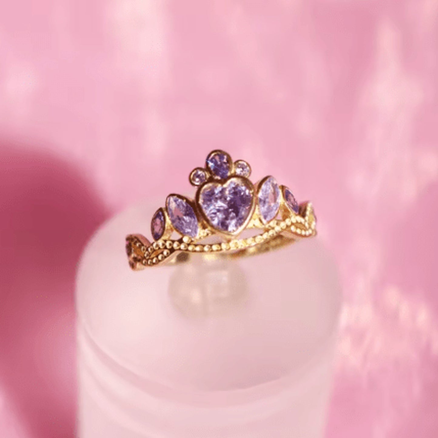 Barbie Princess Charm School Crown Ring 👑💖✨
