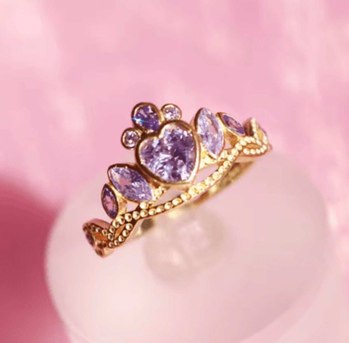 Barbie Princess Charm School Crown Ring 👑💖✨
