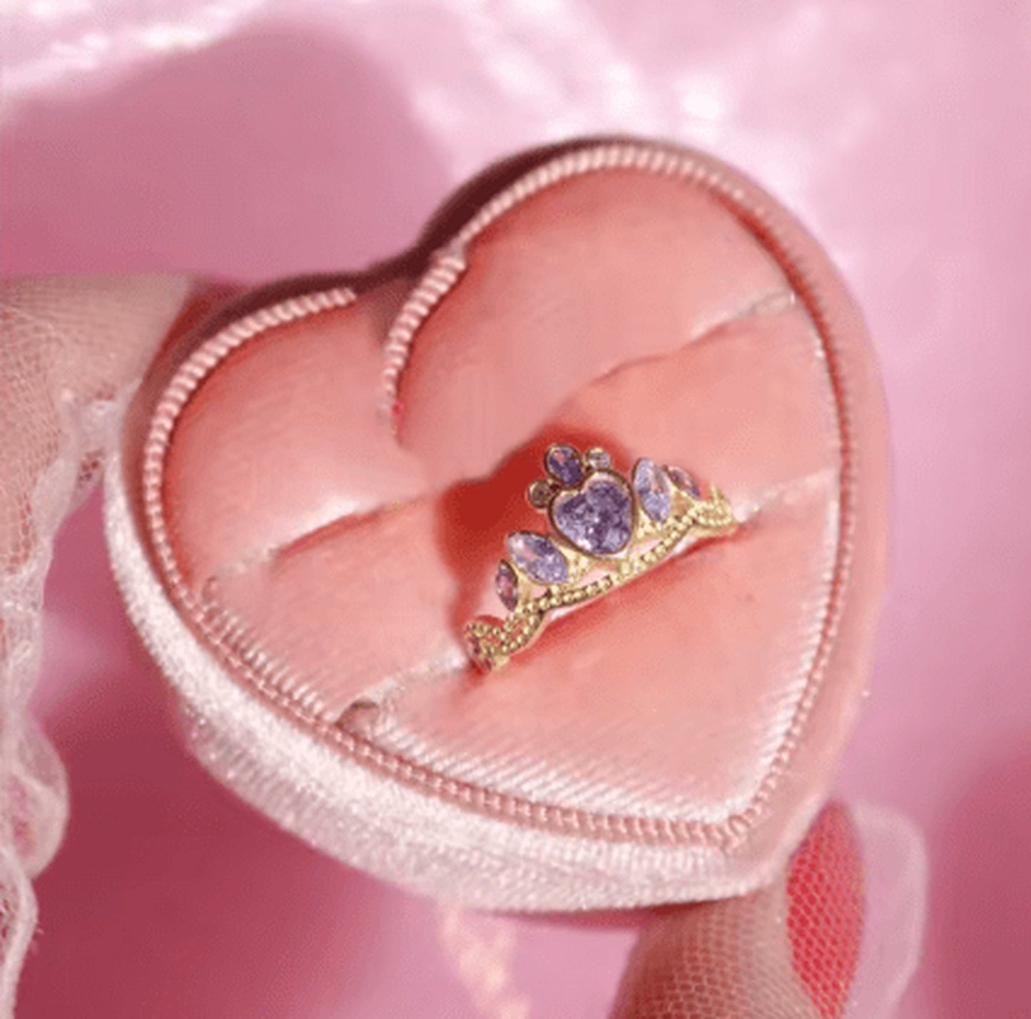 Barbie Princess Charm School Crown Ring 👑💖✨