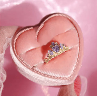 Barbie Princess Charm School Crown Ring 👑💖✨