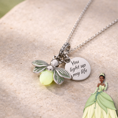 Evangeline Star Necklace & Bracelet Set  - Princess and the Frog Edition ⭐💚✨