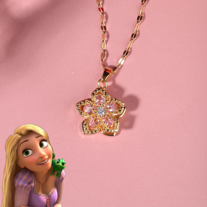 Rapunzel Sundrop Flower Necklace 🌸✨💛