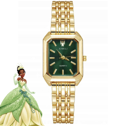 Tiana Golden Dream Watch 💚👑✨