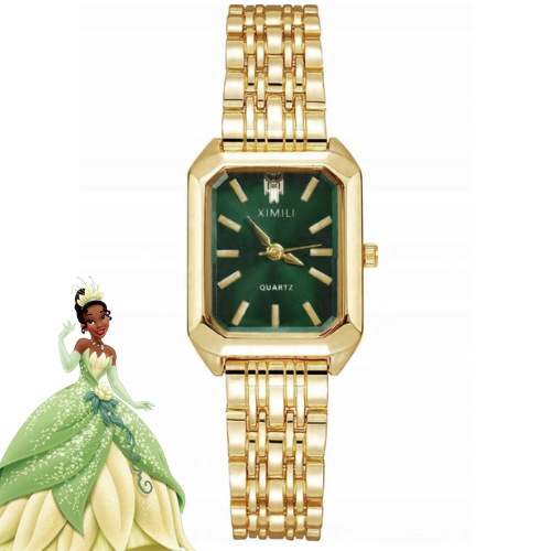 Tiana Golden Dream Watch 💚👑✨
