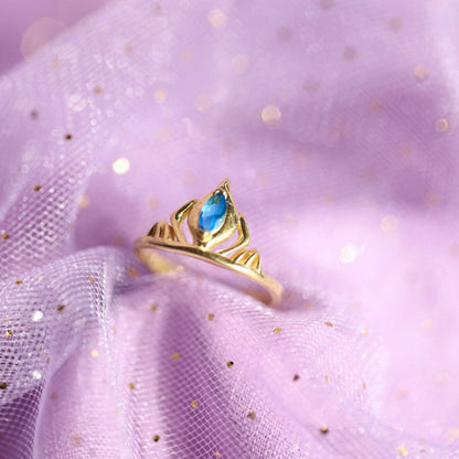 Elsa Ice Queen Crown Ring ❄️👑✨