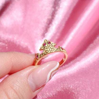 Aurora Crown Ring - Sleeping Beauty Edition  💖👑✨