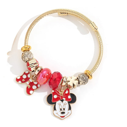 Mickey & Minnie Love Bracelet 🎀❤️✨
