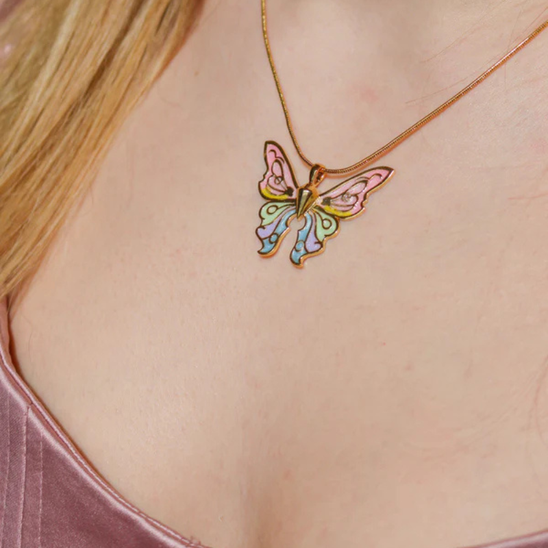 Barbie Fairytopia Butterfly Necklace 🦋✨💖