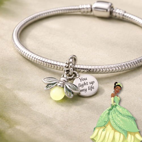 Evangeline Star Necklace & Bracelet Set  - Princess and the Frog Edition ⭐💚✨