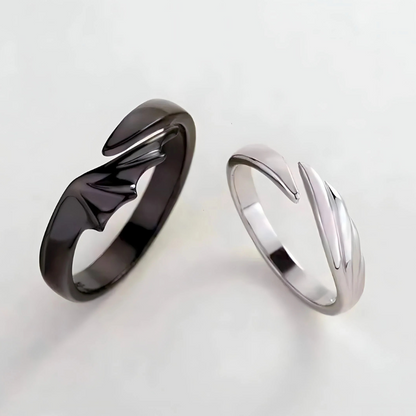 Night Fury & Light Fury Ring Set 🐉✨💍