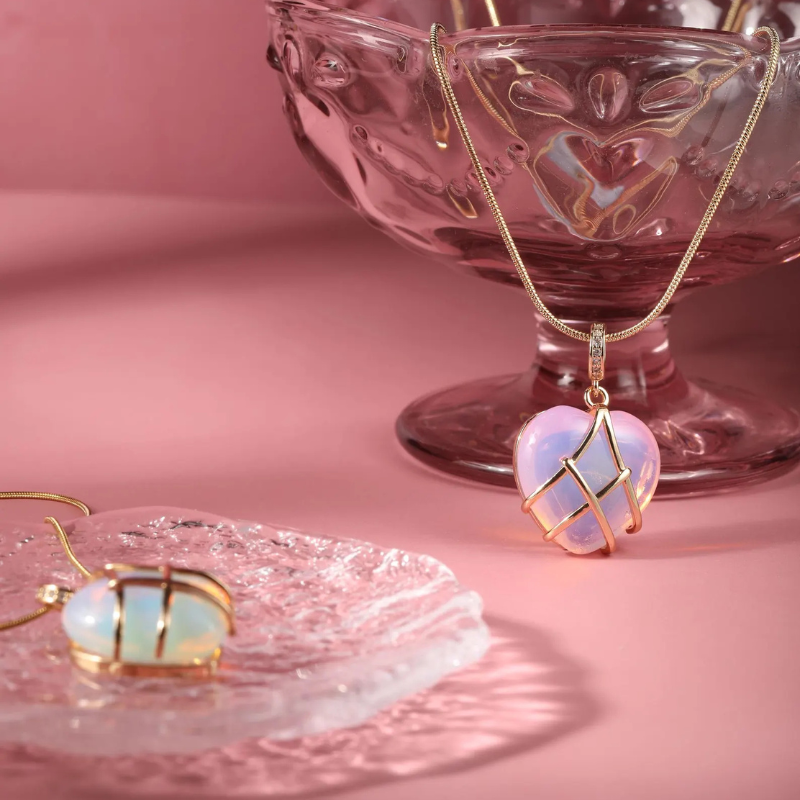 Barbie Diamond Castle Heart Necklace 💖✨