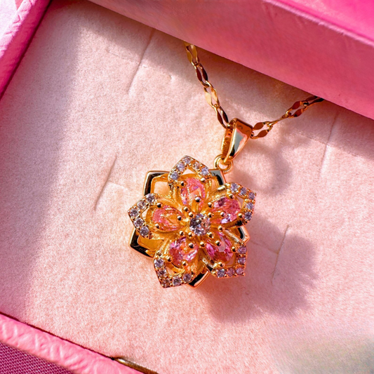 Rapunzel Sundrop Flower Necklace 🌸✨💛