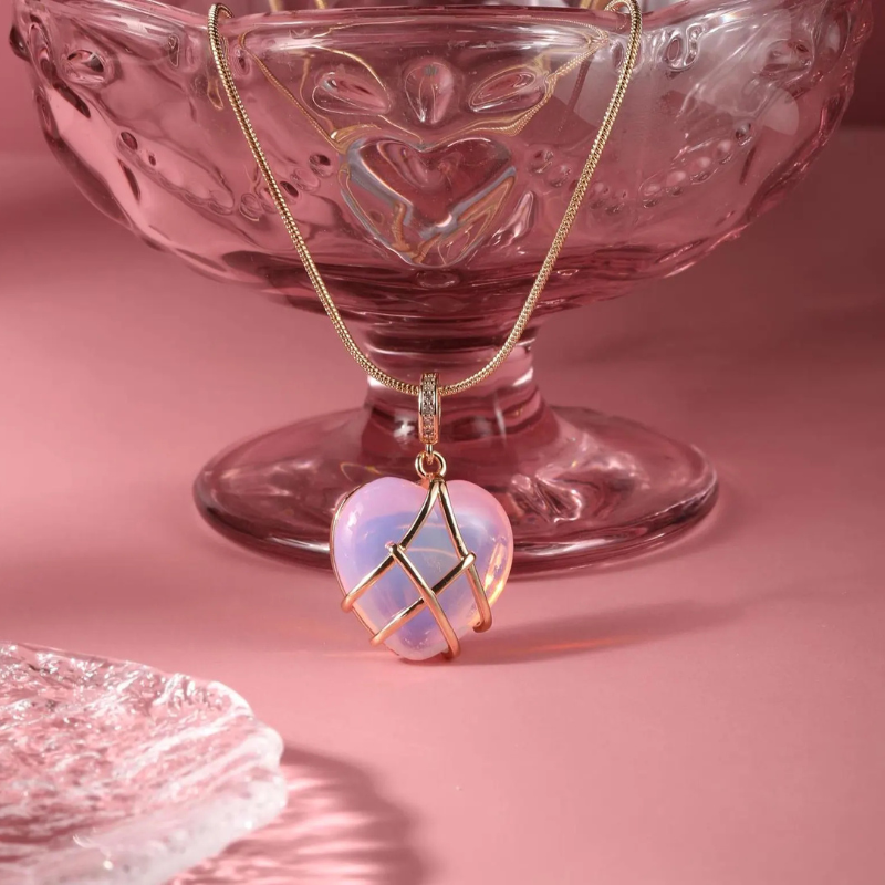 Barbie Diamond Castle Heart Necklace 💖✨