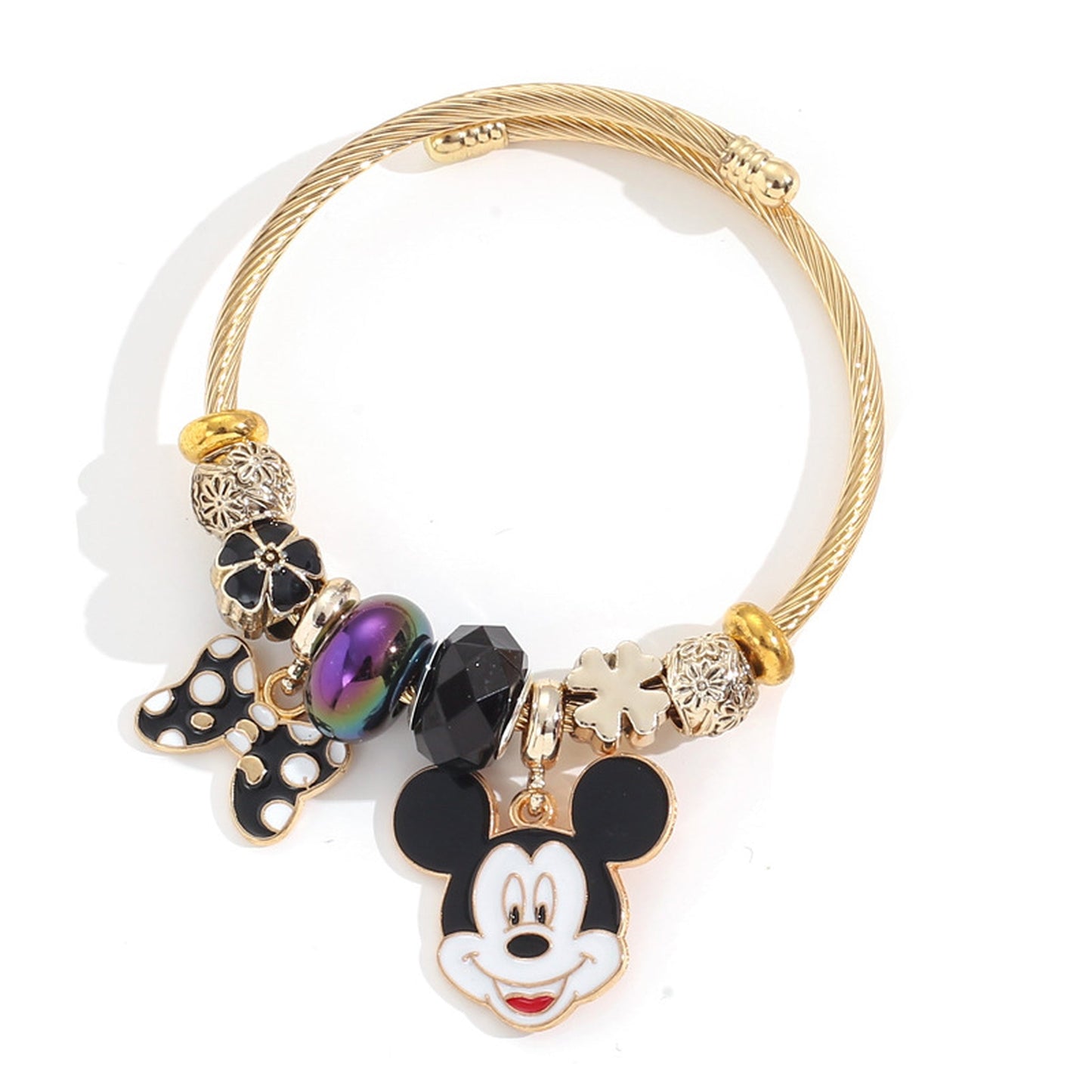 Mickey & Minnie Love Bracelet 🎀❤️✨