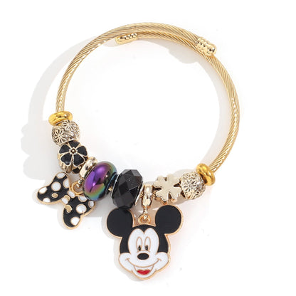 Mickey & Minnie Love Bracelet 🎀❤️✨
