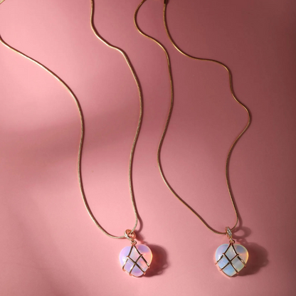 Barbie Diamond Castle Heart Necklace 💖✨