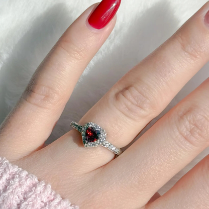 Snow White “Heart & Sword” Ring & Bracelet Set ❤️⚔️✨