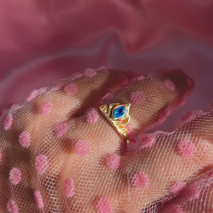 Elsa Ice Queen Crown Ring ❄️👑✨