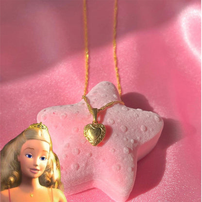 Clara Heart Necklace - Barbie Nutcracker Edition 💖✨