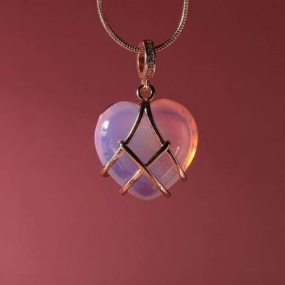 Barbie Diamond Castle Heart Necklace 💖✨