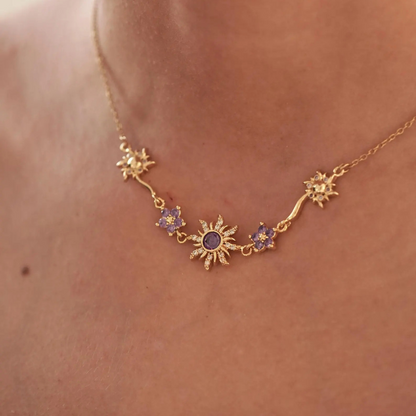 Rapunzel Sundrop Sun Necklace & Bracelet Set - Tangled Light Edition 🌞✨👑
