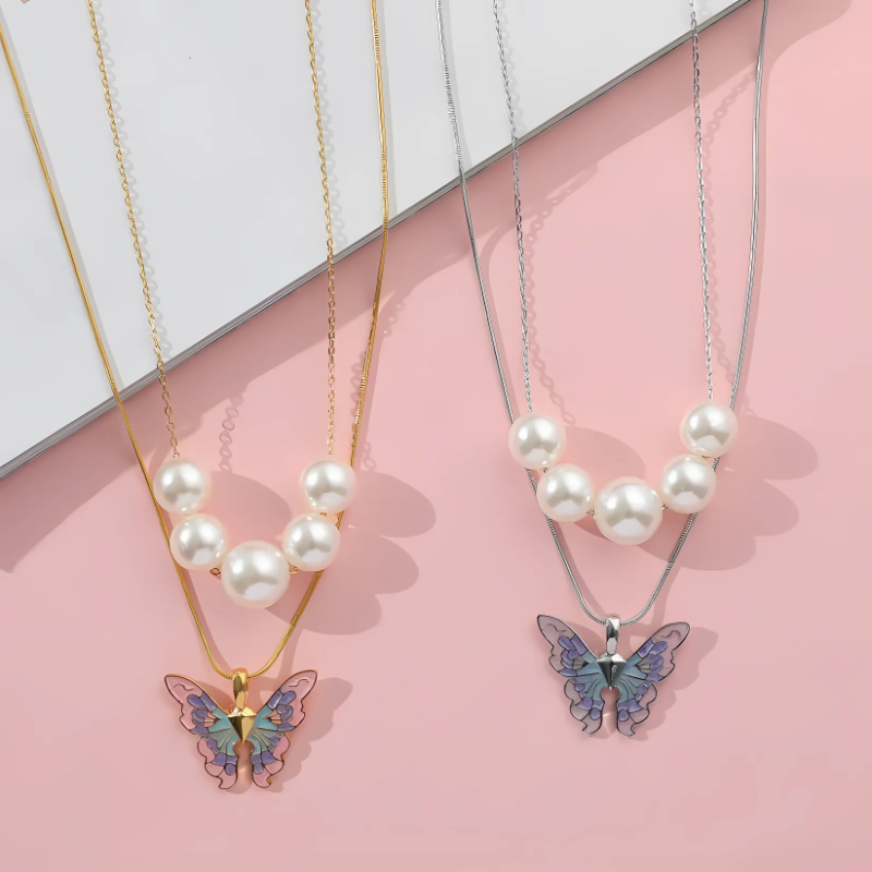 Barbie Fairytopia Butterfly Necklace 🦋✨💖