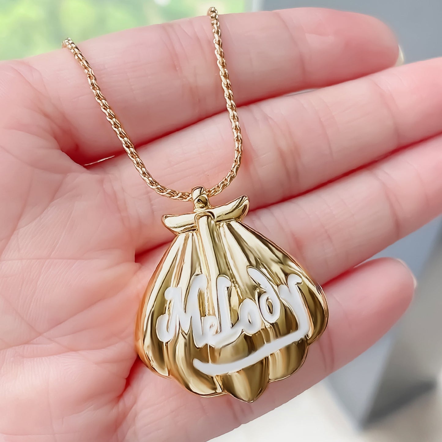 Melody Ocean Locket Necklace 🌊🐚✨