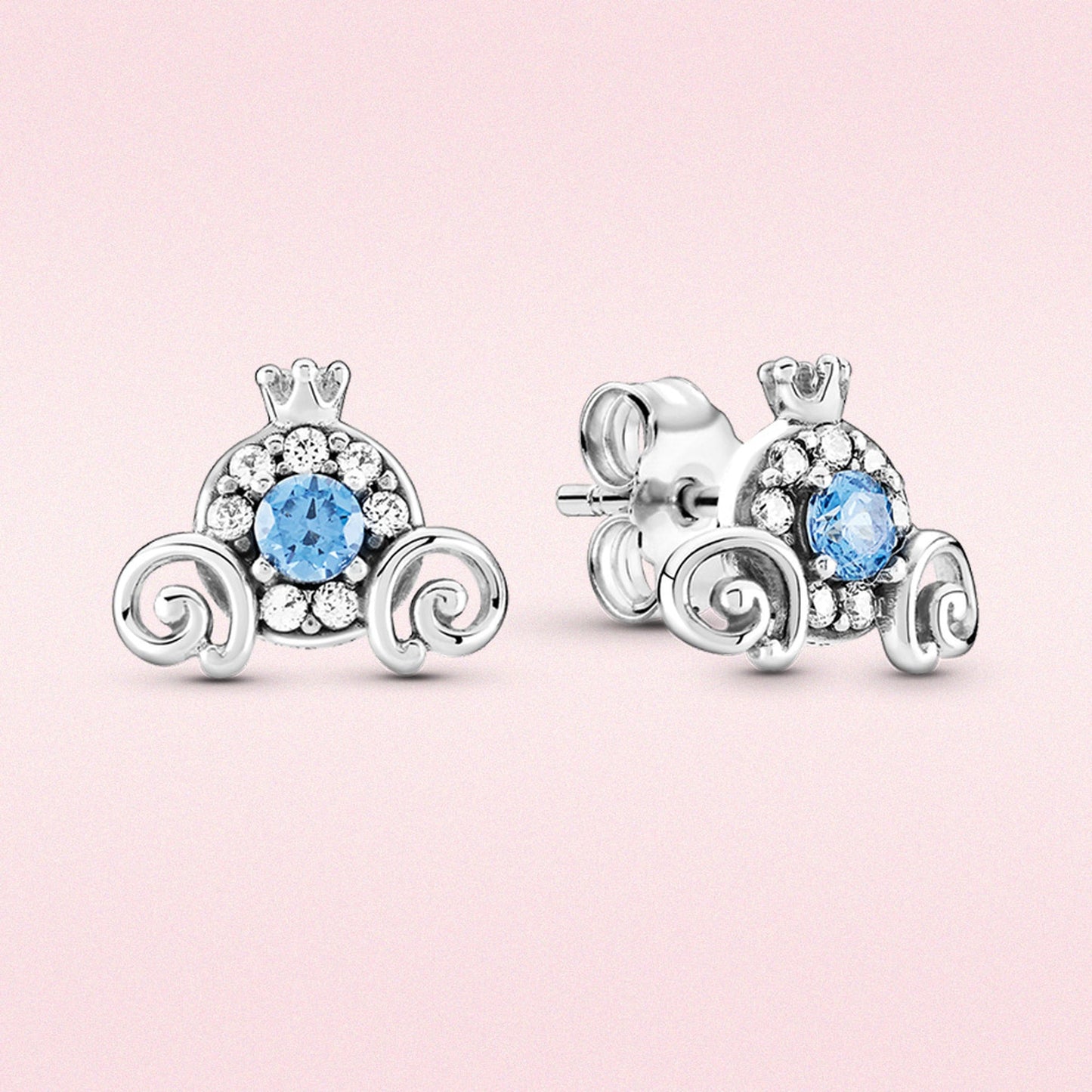 Cinderella Carriage Earrings ✨👑