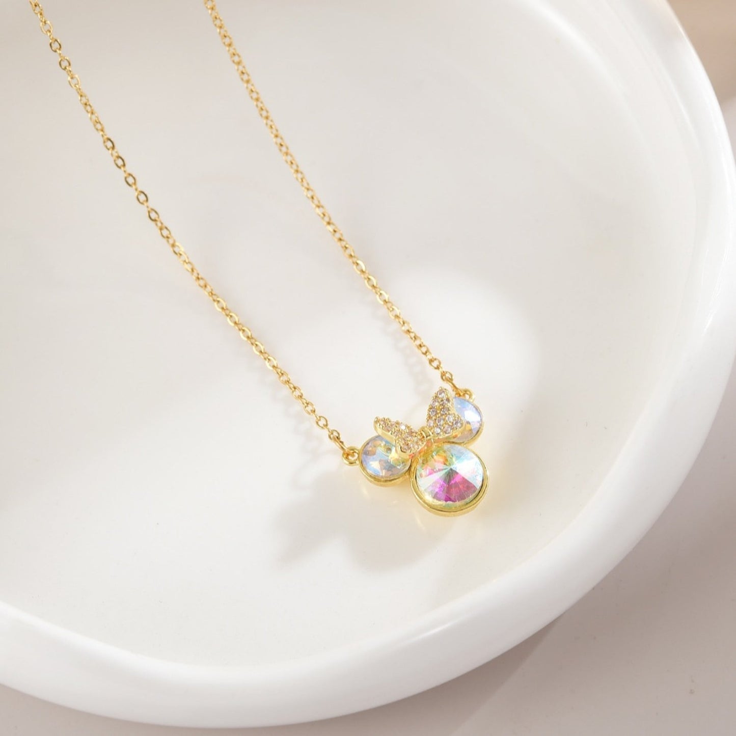 Minnie Mouse Necklace - Timeless Charm Edition 🎀✨