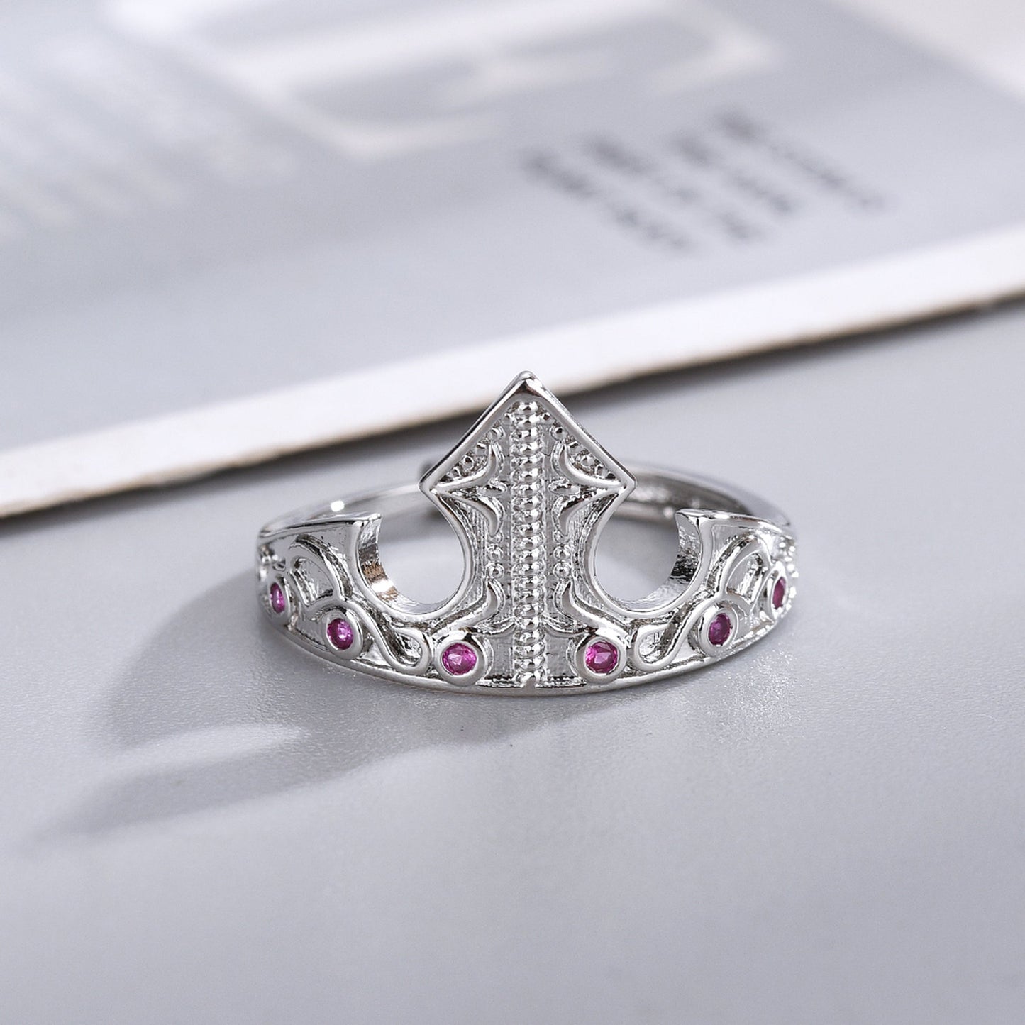 Aurora Royal Dream Crown Ring - Sleeping Beauty Edition 👑✨💖