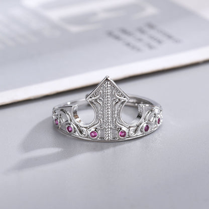 Aurora Royal Dream Crown Ring - Sleeping Beauty Edition 👑✨💖