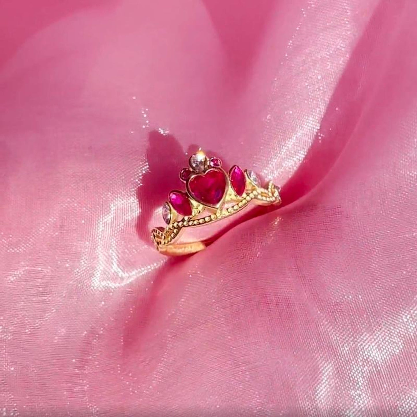 Barbie Princess Charm School Crown Ring 👑💖✨