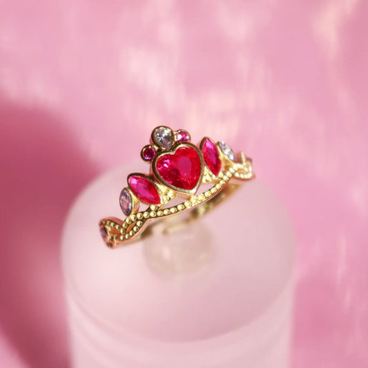 Barbie Princess Charm School Crown Ring 👑💖✨