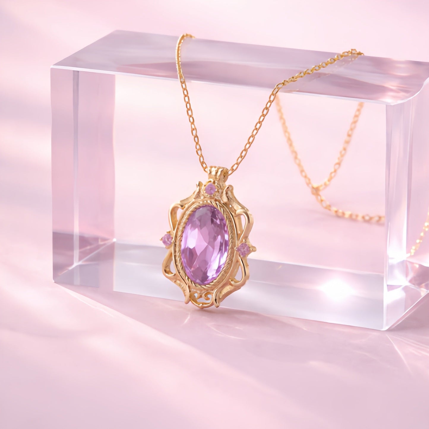 Rapunzel Dream Princess Necklace - Barbie Fairytale Edition 💜✨