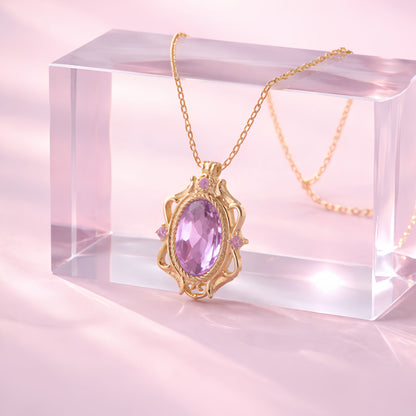 Rapunzel Dream Princess Necklace - Barbie Fairytale Edition 💜✨