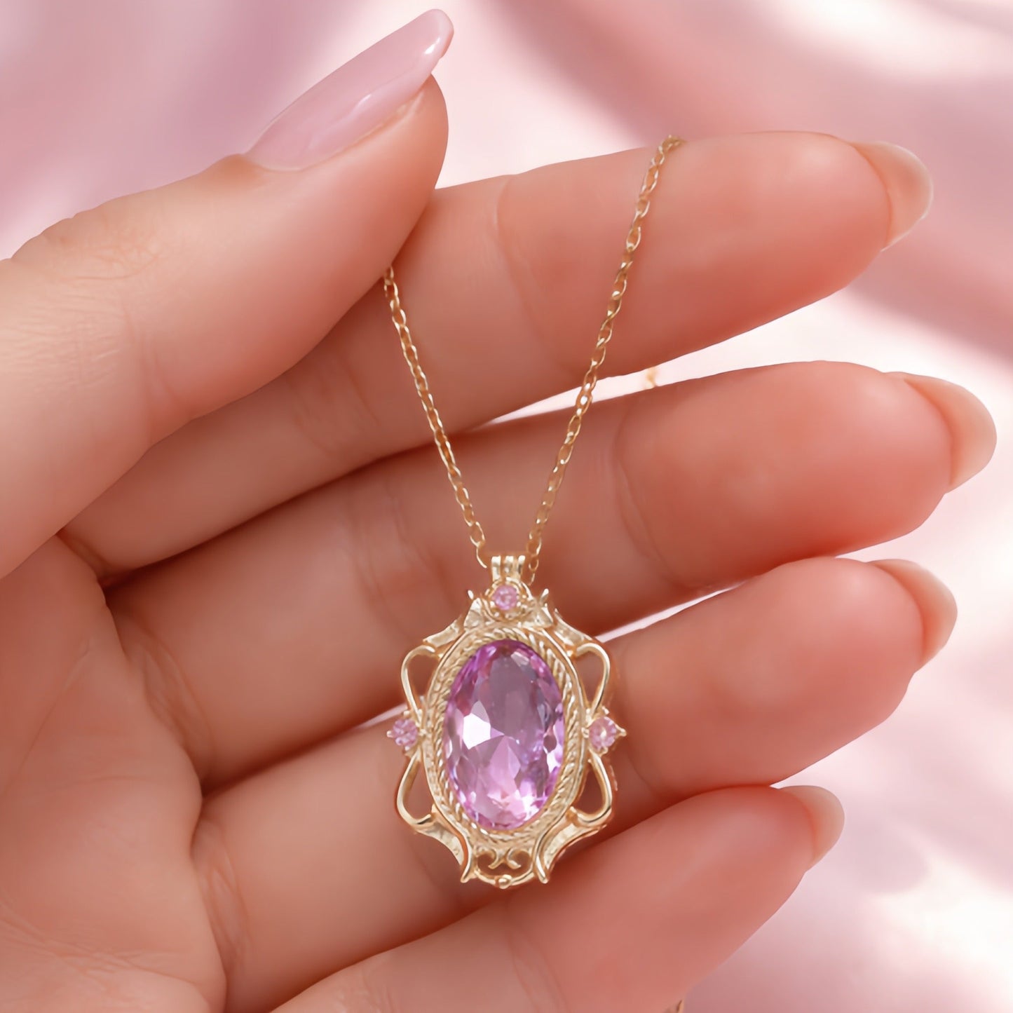 Rapunzel Dream Princess Necklace - Barbie Fairytale Edition 💜✨