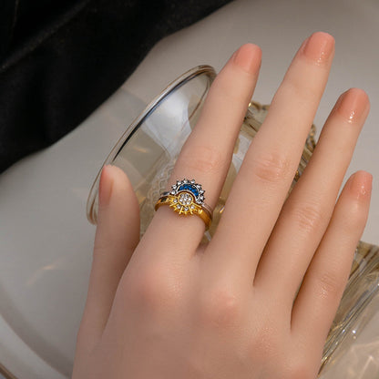 Sun & Moon Radiance Ring Set 🌞🌙✨