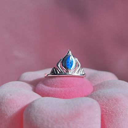 Elsa Ice Queen Crown Ring ❄️👑✨
