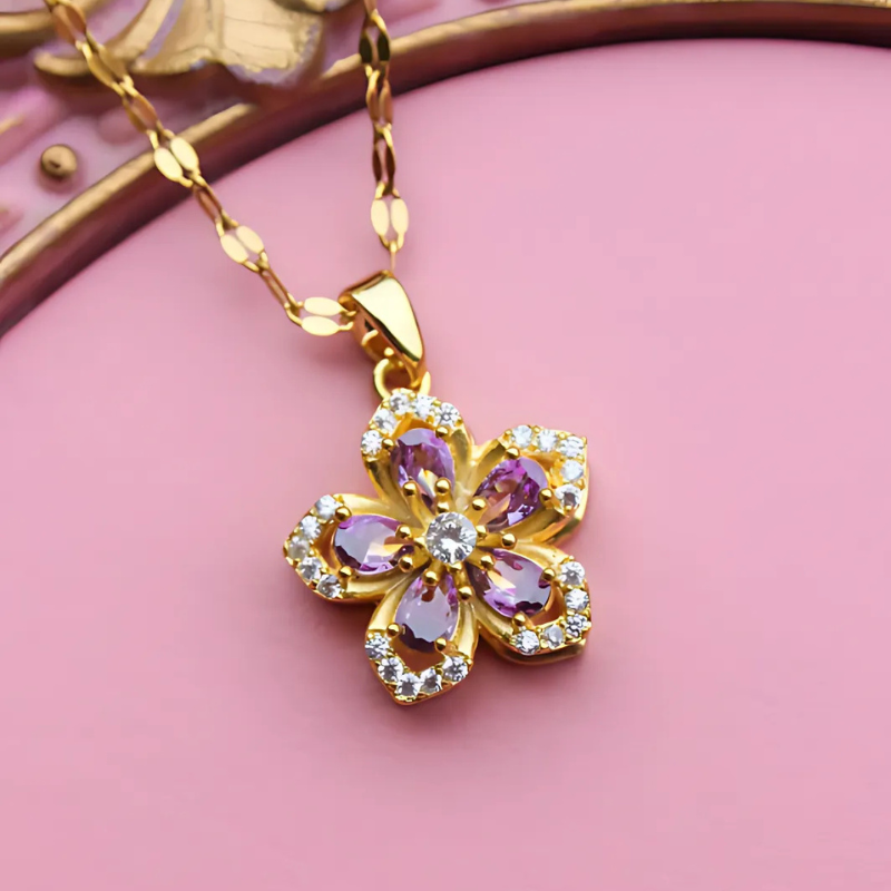 Rapunzel Sundrop Flower Necklace 🌸✨💛