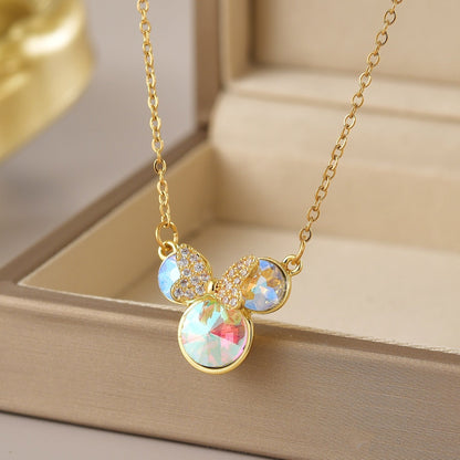 Minnie Mouse Necklace - Timeless Charm Edition 🎀✨