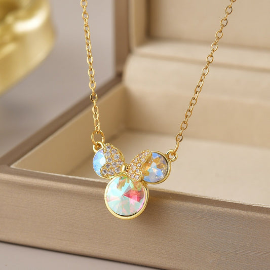 Minnie Mouse Necklace - Timeless Charm Edition 🎀✨